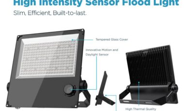 LUNAR Series SENSOR Floodlight – Slim, Efficient, Built-to-last